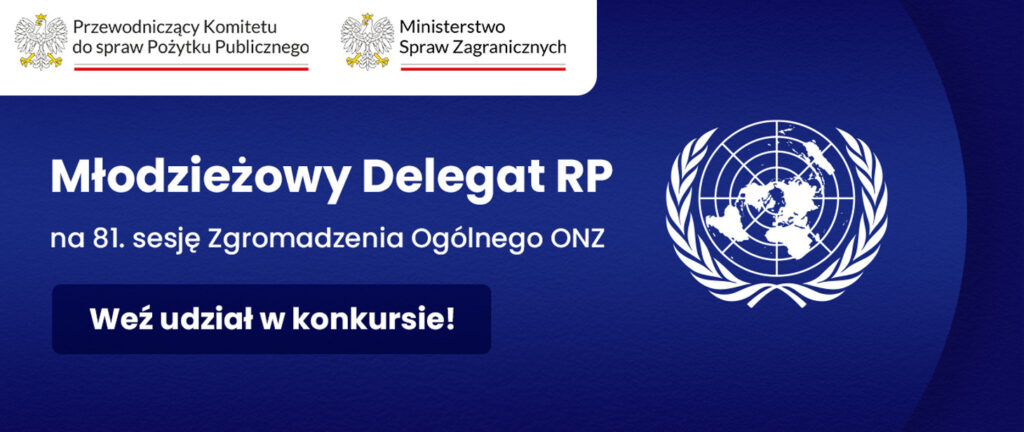 Młodzieżowy delegat RP baner